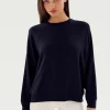 Online Splits59 Andie Oversized Fleece Sweatshirt Black
