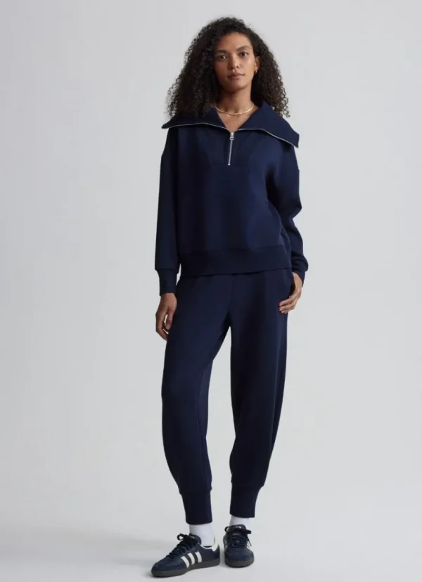 Best Varley Catherine Half Zip Sweat Navy