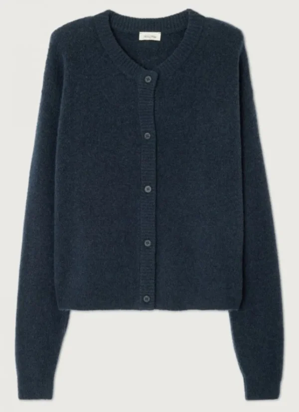 New American Vintage Damsville Cardigan Navy Blue