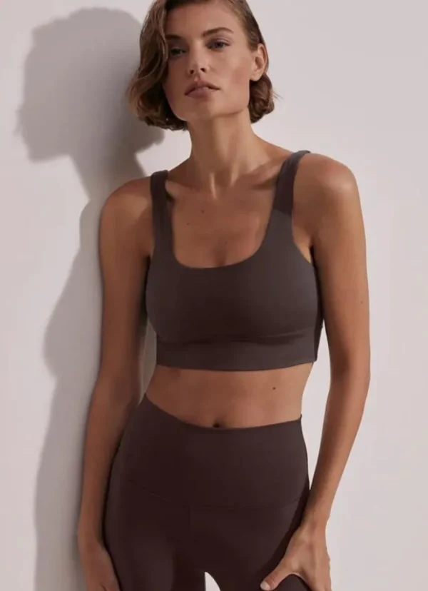Outlet Varley FreeSoft Cori Bra Coffee Bean