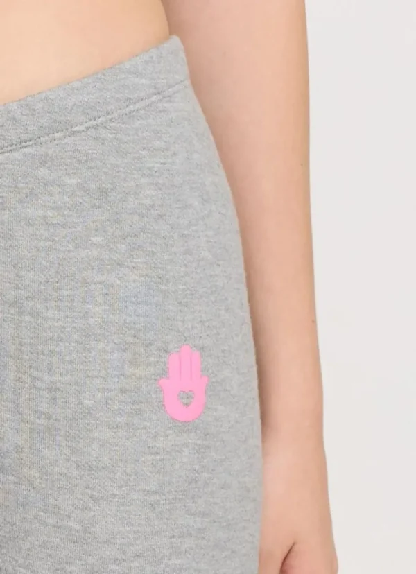 Best Spiritual Gangster Hamsa Luna Sweatpant Heather Grey