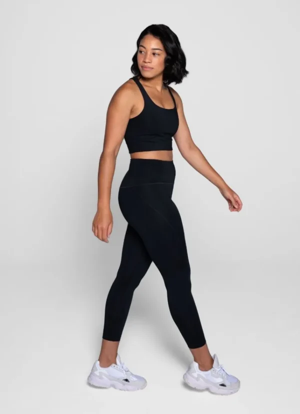 Sale Girlfriend Collective High Rise Compressive Legging 23.75" Inseam / 7/8 Black