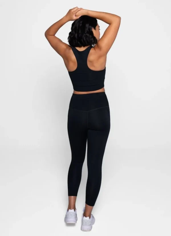 Sale Girlfriend Collective High Rise Compressive Legging 23.75" Inseam / 7/8 Black