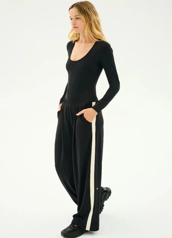 Outlet Splits59 Luca Airweight Trouser With Stripe Black/White