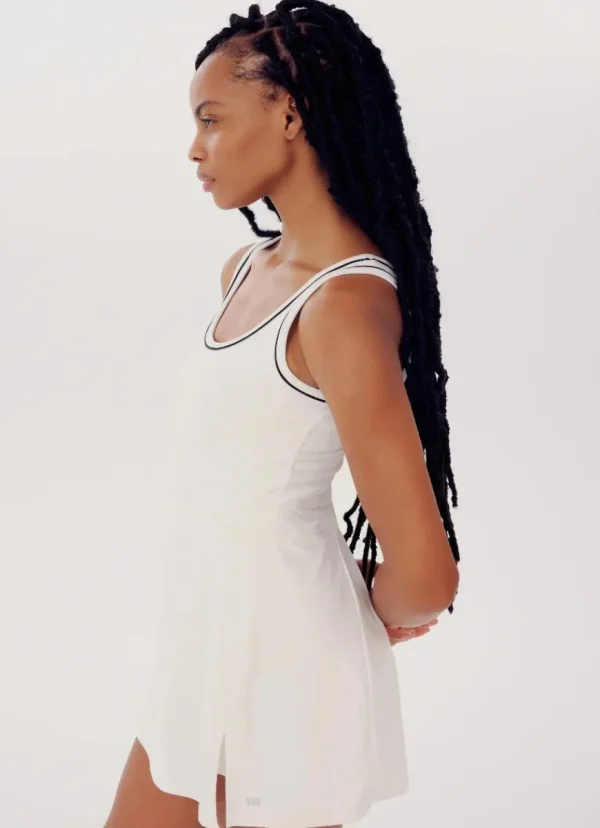 Outlet Splits59 Martina Rigor Dress With Piping White
