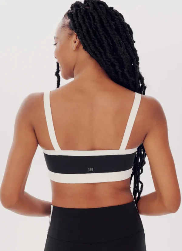 New Splits59 Monah Rigor Bra Black/White
