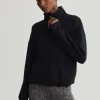 Best Varley Sian Cropped Half Zip Midlayer Black