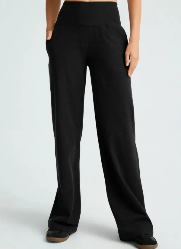 Fashion Beyond Yoga Spacedye Laid Back Pant Darkest Night