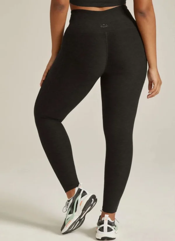 Discount Beyond Yoga Spacedye Out Of Pocket High Waisted Midi Legging Darkest Night