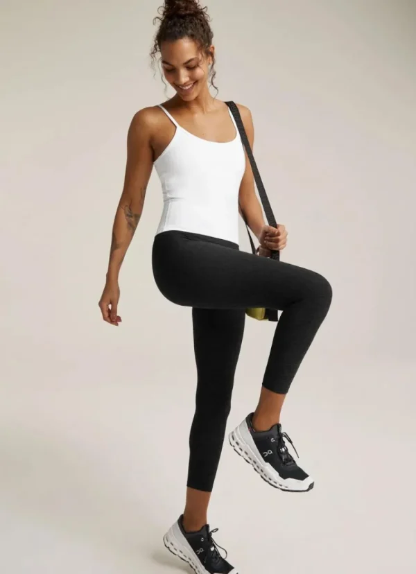 Clearance Beyond Yoga Spacedye Truly Tank Cloud White