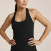 Sale Beyond Yoga Step Up Racerback Tank Darkest Night