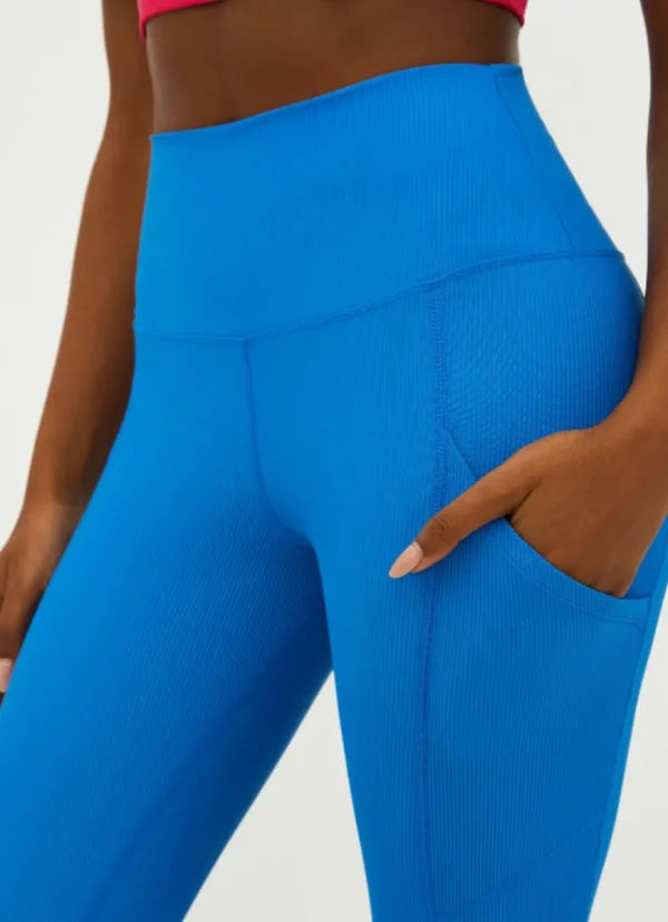 Hot BEACH RIOT Summer Legging Bluebell
