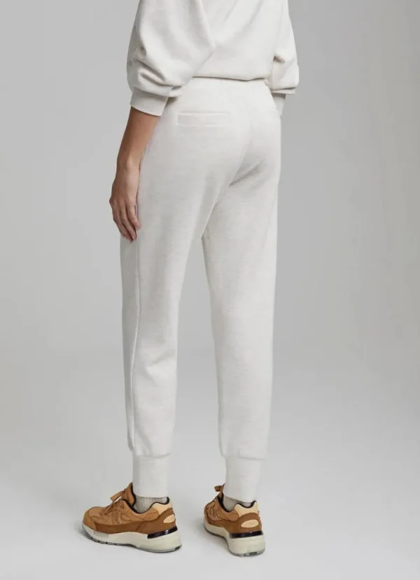Outlet Varley The Slim Cuff Pant 27.5” Ivory Marl