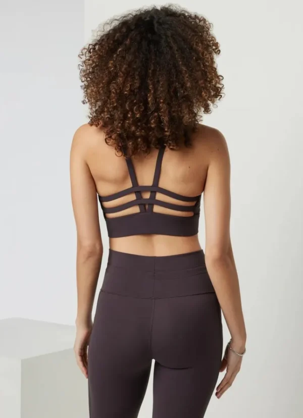 Online vuori Yosemite Longline Bra Sangria